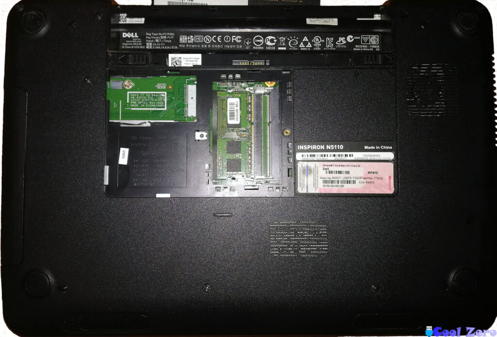 Ноутбук HP Inspiron N5110 чистка от пыли